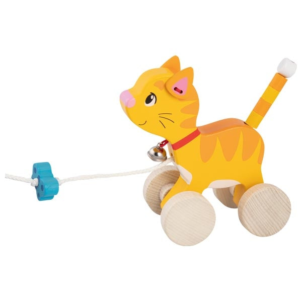 Pull along hot sale cat toy