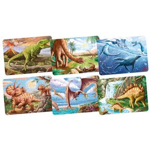 Mini Puzzle - Dinosaur - 6 Designs, 36-Piece Display