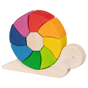 Sassy Snail Pauline, Puzzle and building blocks, 10 pieces