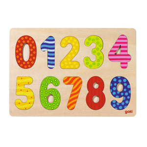 Colorful Numbers Wooden Learning Puzzle - Educational Set