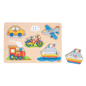 Sound-puzzle, vehicles, with vehicle sounds