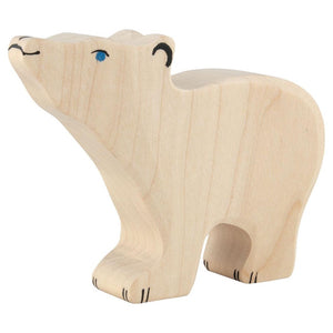 Polar bear, small, head raised