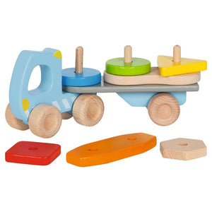 Truck with stacking freight