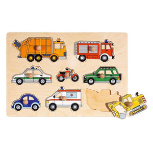 Lift-out puzzle - Means of transport