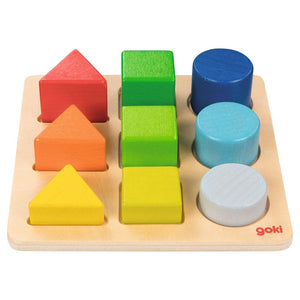 Colour and shape assorting board