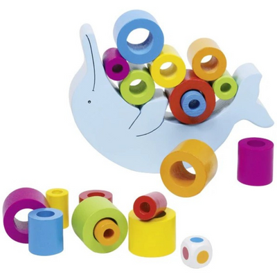 Dolphin balancing game of skill