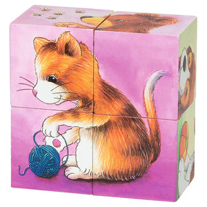 Cube puzzle - Baby animals