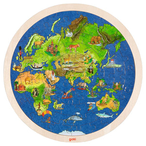 Puzzle - World Jigsaw, Dual sided