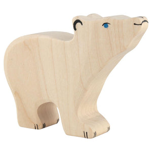 Polar bear, small, head raised