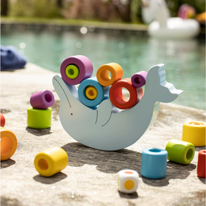 Dolphin balancing game of skill