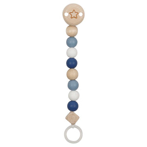 Star Pacifier Clip in blue