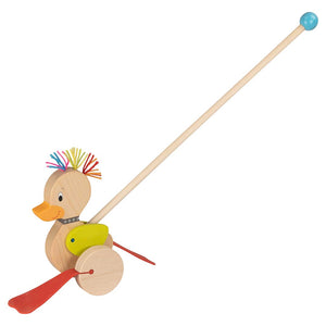 Push-along animal - Rock Star Duck
