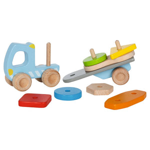 Truck with stacking freight