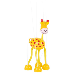 Marionnette à Main Cochon Goki - Microfibre Douce, Lavable - Hauteur 23 Cm - Pour Enfant