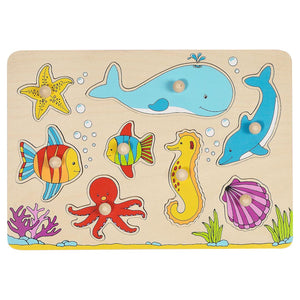 Lift-out puzzle - Underwater world