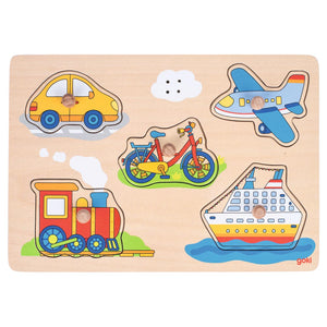 Sound-puzzle, vehicles, with vehicle sounds