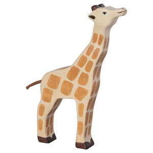 Giraffe, head raised