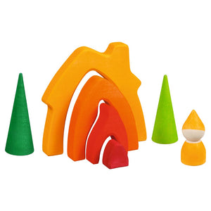 Wooden Dwarf Cottage