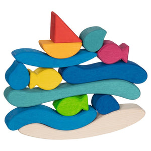 Stacking game - Water world