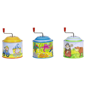 Vintage-Style Musical Tin Boxes (12 per Display - 3 assorted)