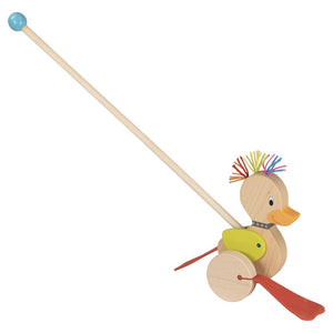 Push-along animal - Rock Star Duck
