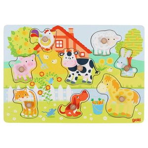 Lift-out puzzle - Farm animals