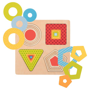 Puzzle - Stacking Geometrical Shapes