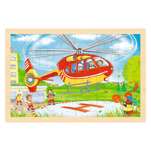 Puzzle Helicopter / Fire truck