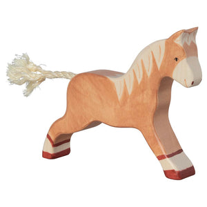 Horse, running, light brown