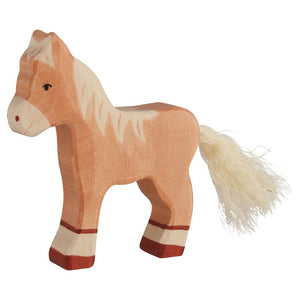 Foal, standing, light brown