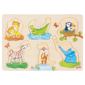 Puzzle - mother and baby with Background II